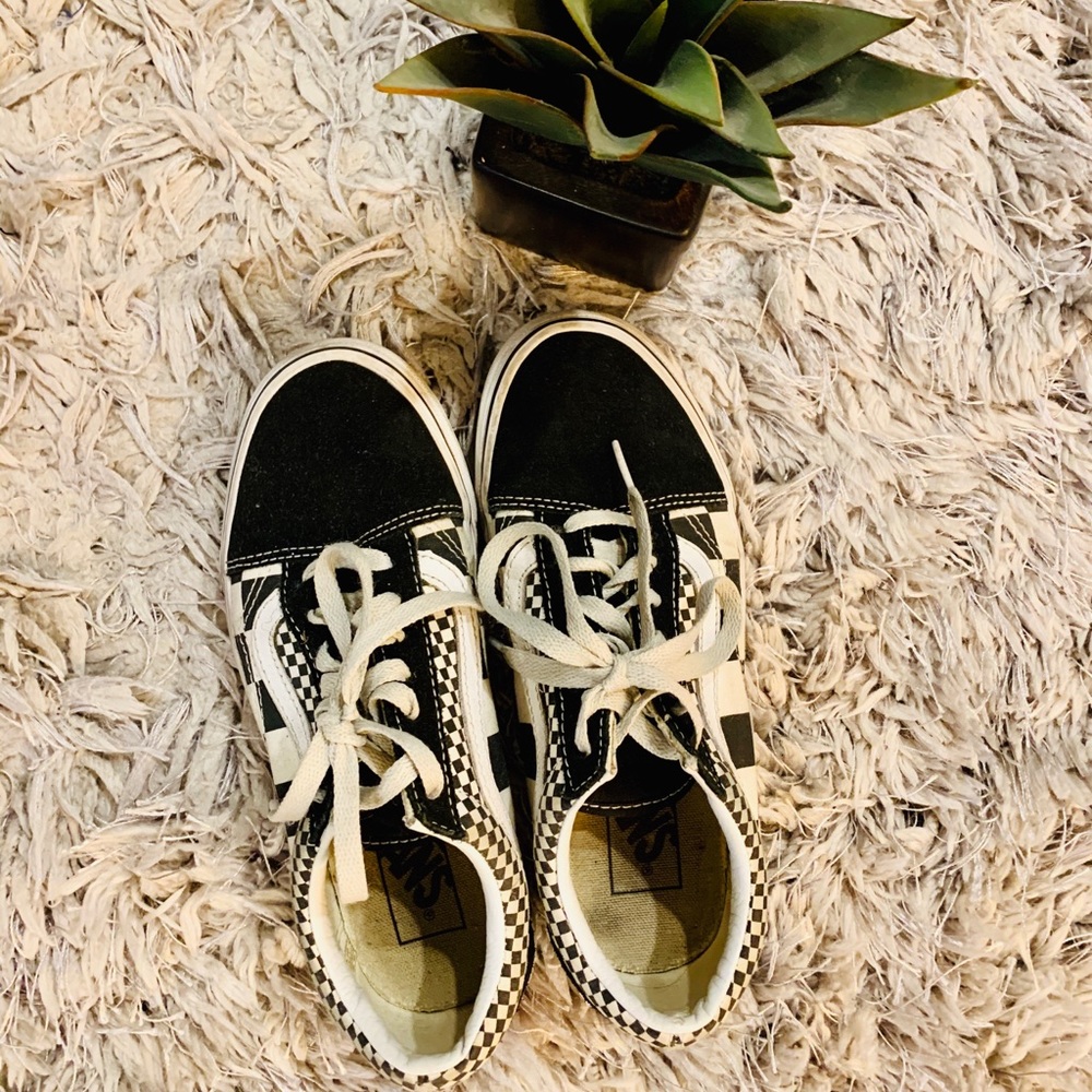 Vans Primary check old school ( B & W) Used